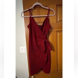 Lily Rose homecoming dress, size small, red and sparkly